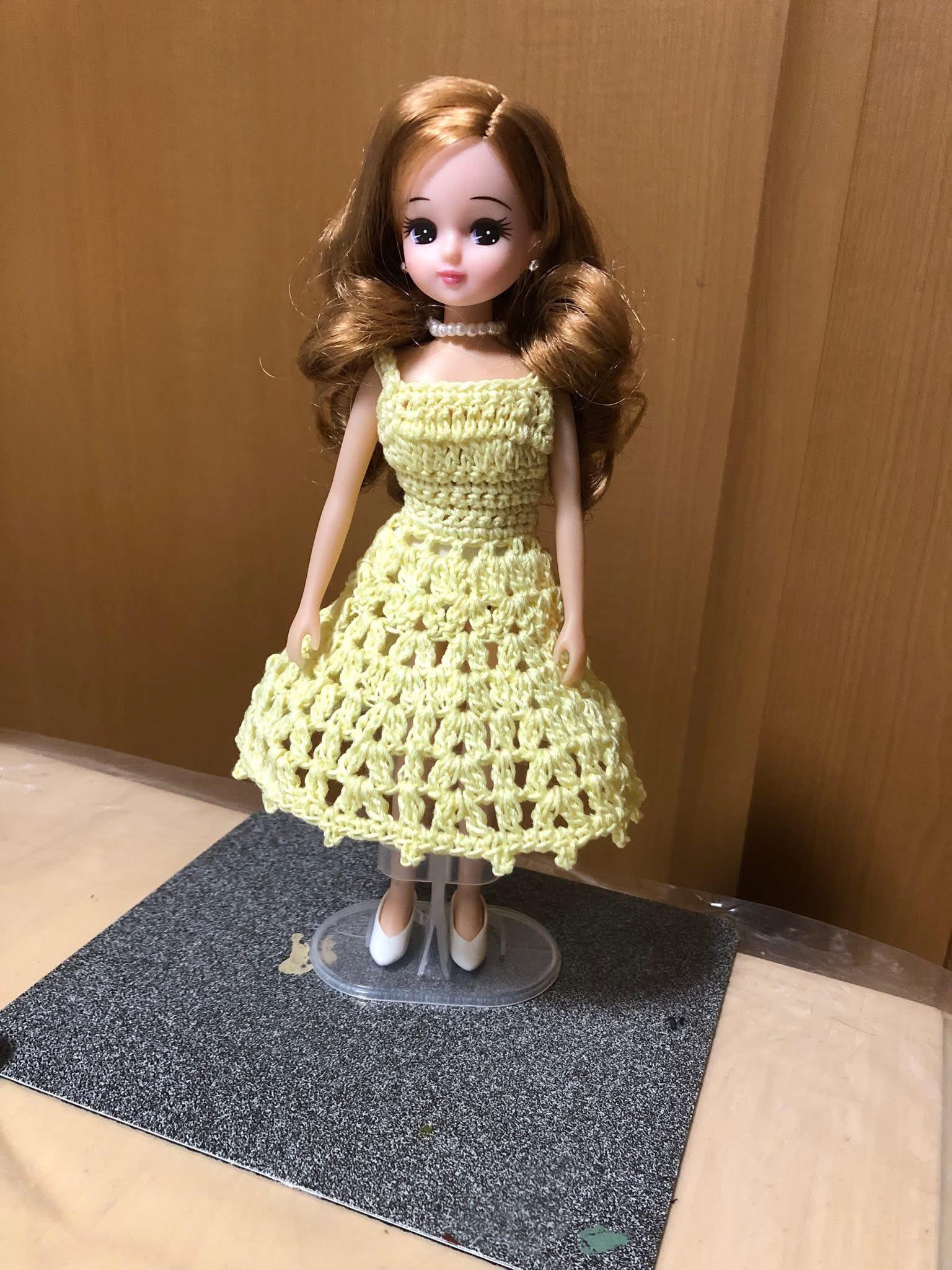 リカちゃんのワンピースとボレロ（洋服のみ販売）1枚目の画像